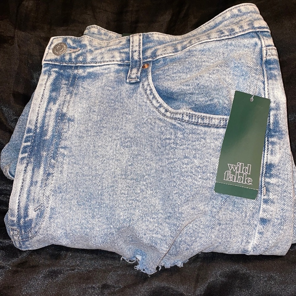 Distressed jeans